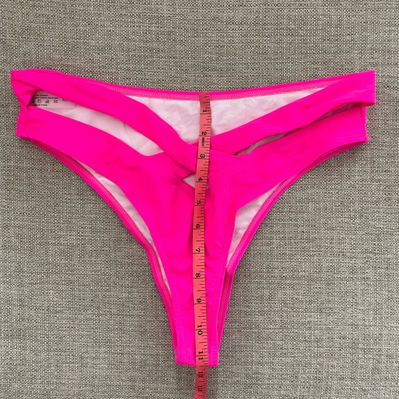 Hytensun Cheeky V Cut Bikini Bottoms Swimwear Women’s US Size XL Hot Pink Sexy - Picture 6 of 6